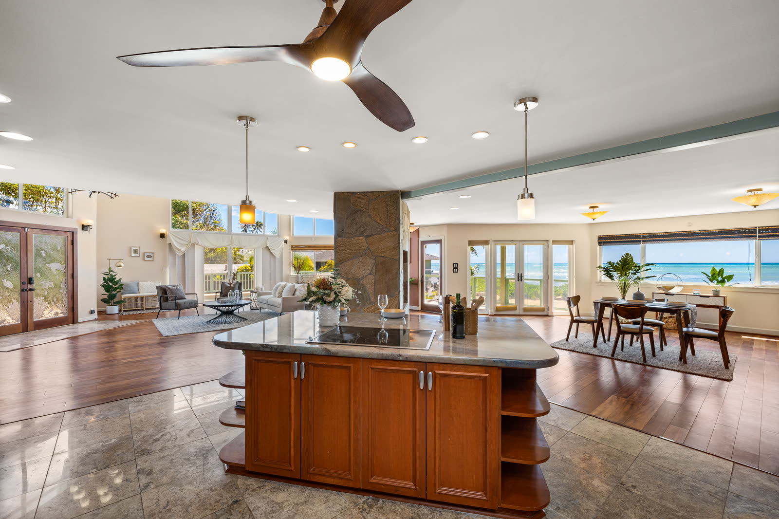 Kitchen toward the water
